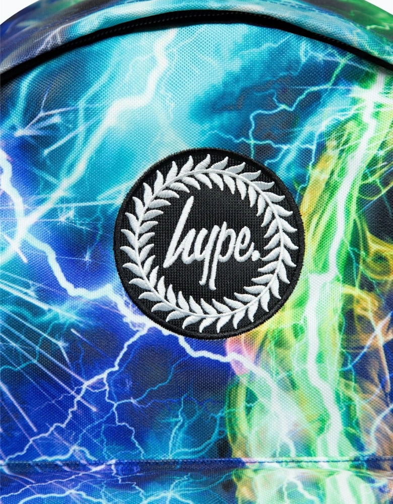 Iconic Boy's Multicoloured Lightning Storm Backpack