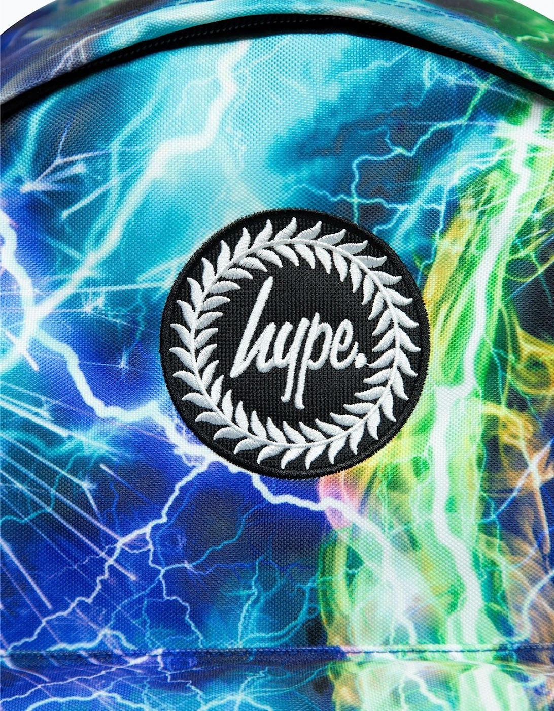 Iconic Boy's Multicoloured Lightning Storm Backpack