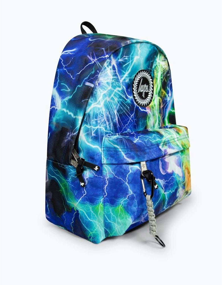 Iconic Boy's Multicoloured Lightning Storm Backpack