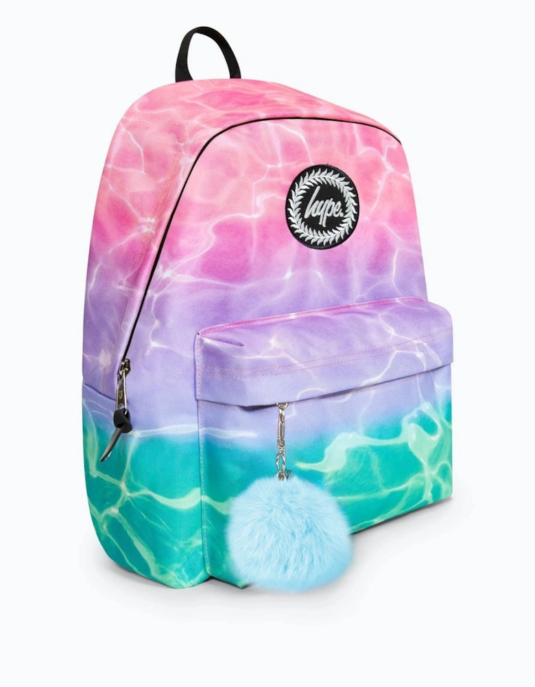 Iconic Girl's Pink/Turquoise Pastel Pool Backpack