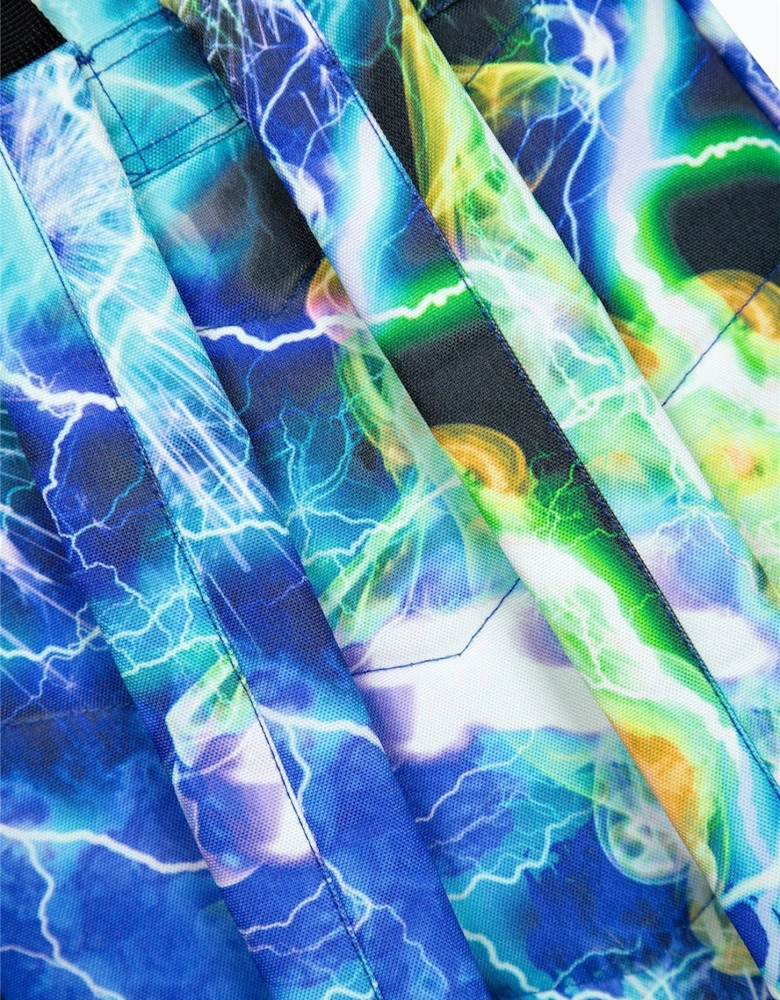Iconic Boy's Multicoloured Lightning Storm Backpack