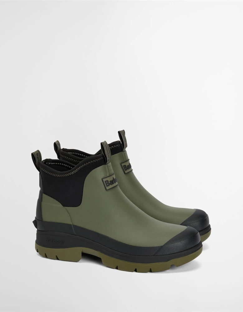Ridge Men's Uniform Green Ankle Wellington Boots