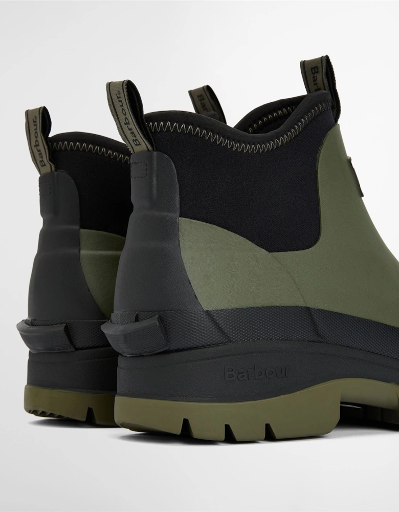 Ridge Men's Uniform Green Ankle Wellington Boots