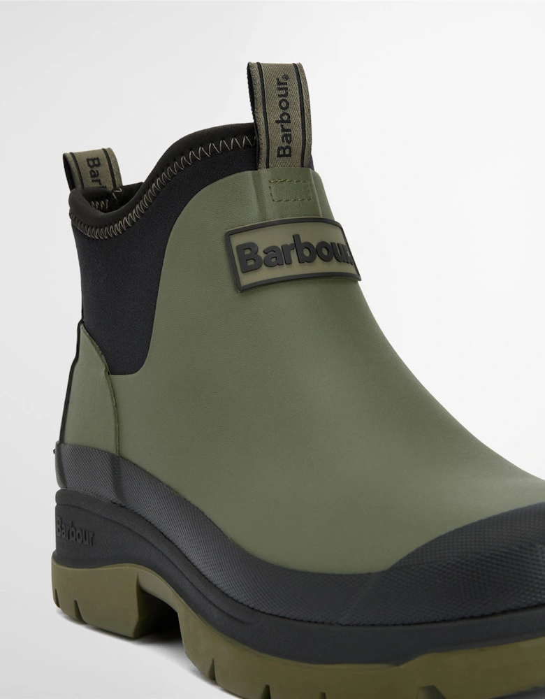 Ridge Men's Uniform Green Ankle Wellington Boots