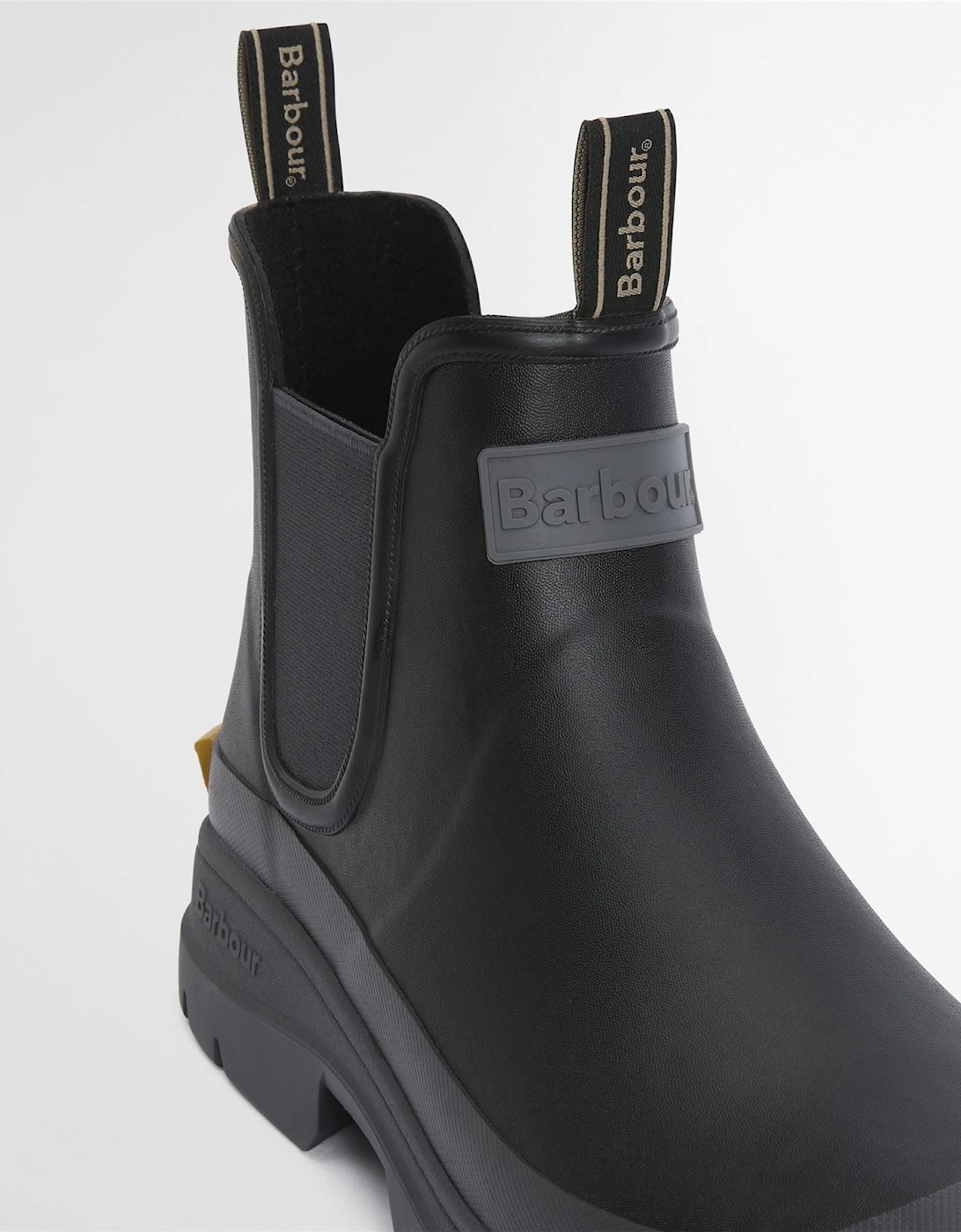 Nimbus Chelsea Men's Black/Ochre Wellington Boots