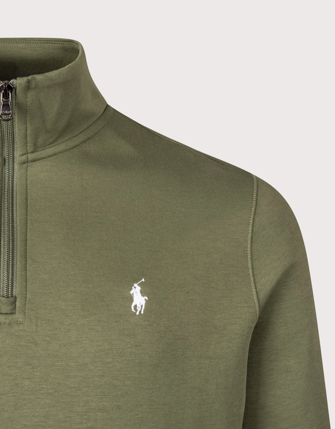 Double-Knit Quarter Zip Sweatshirt