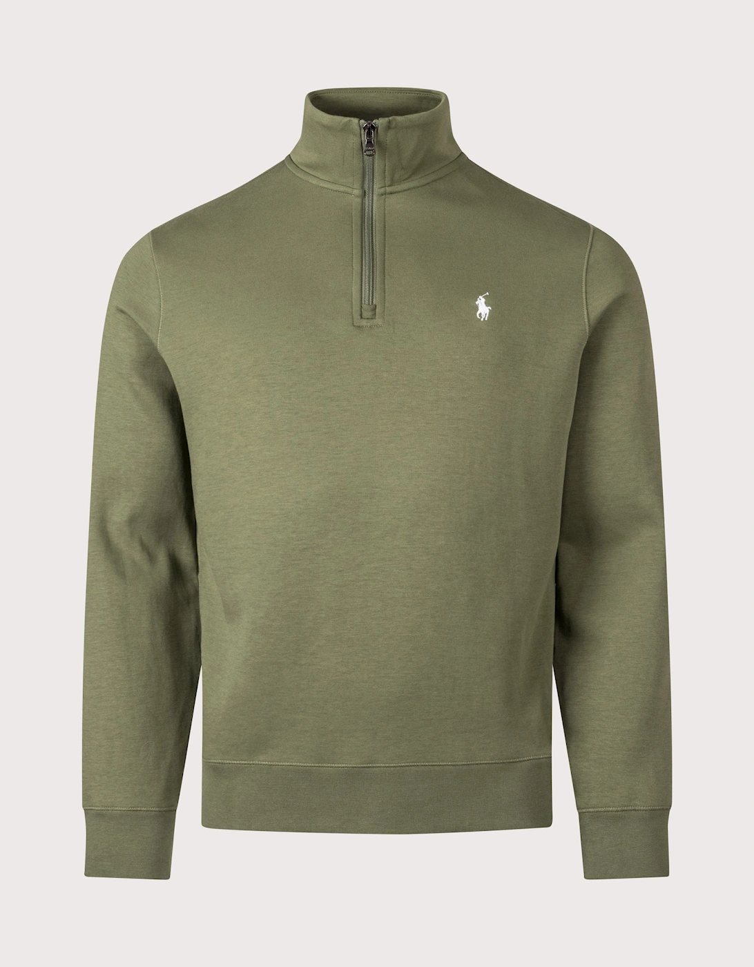 Double-Knit Quarter Zip Sweatshirt, 4 of 3