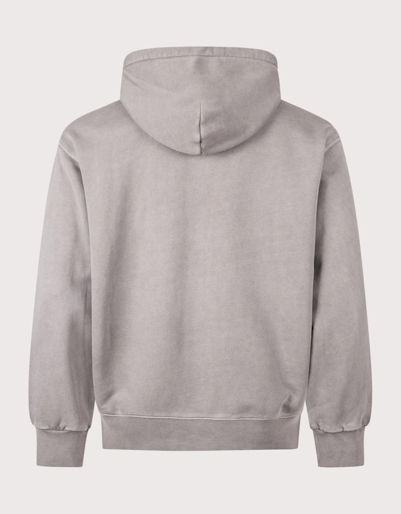 Oversized Nelson Zip Through Hoodie