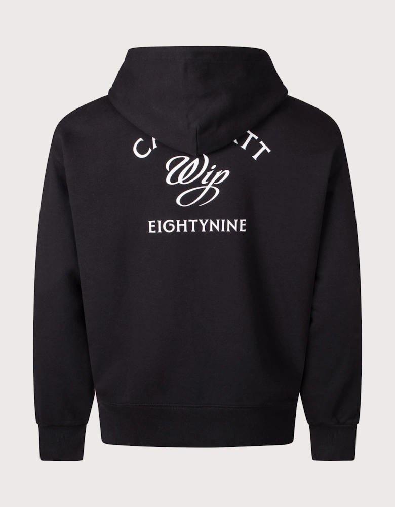 Oversized Eightynine Hooded Sweat Jacket