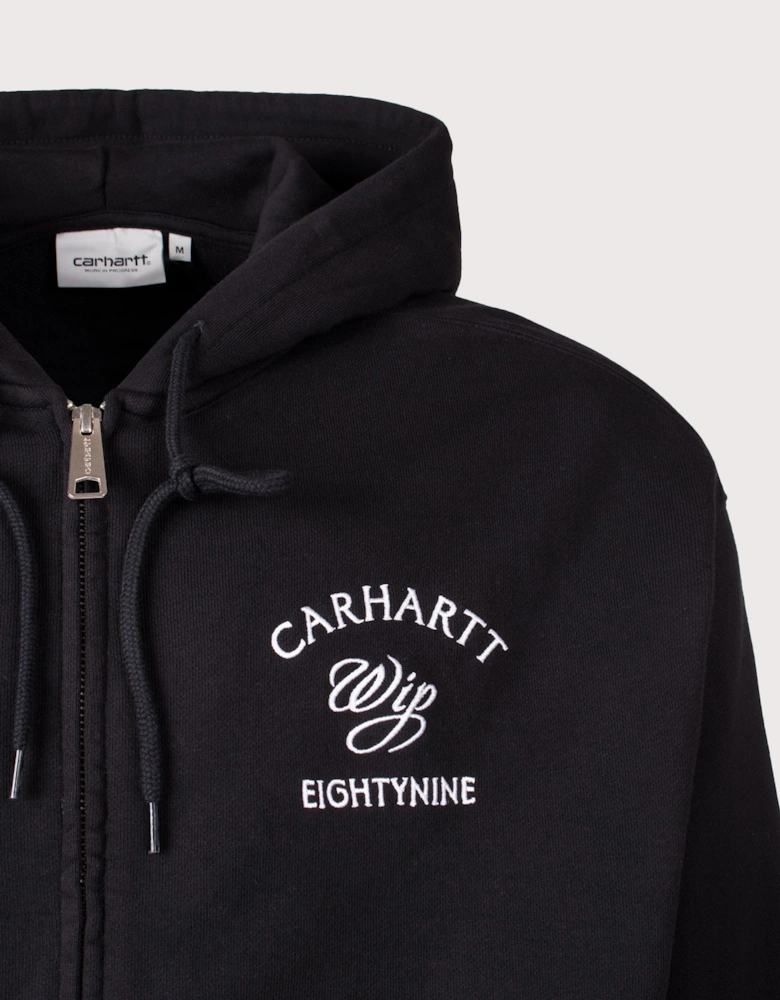 Oversized Eightynine Hooded Sweat Jacket