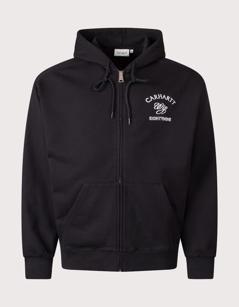 Oversized Eightynine Hooded Sweat Jacket