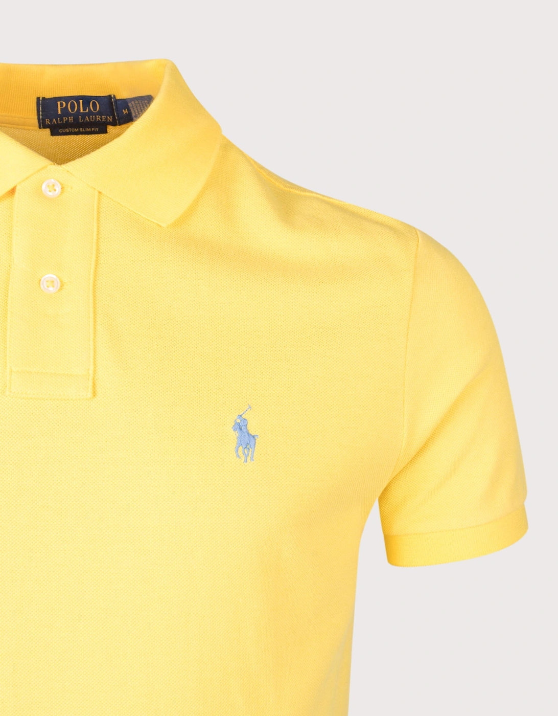 Custom Slim Fit Mesh Polo Shirt