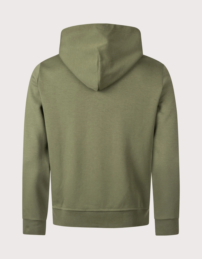 Zip Through Double Knit Hoodie