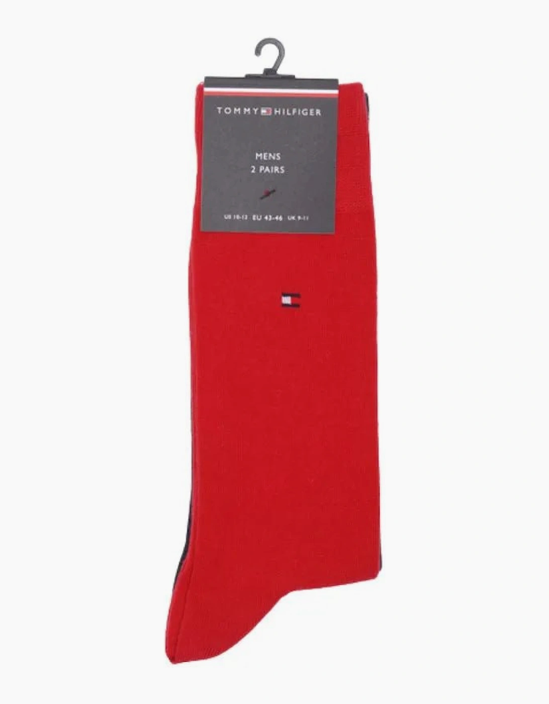 2-Pack Classic Embroidered Logo Socks, Tommy Original