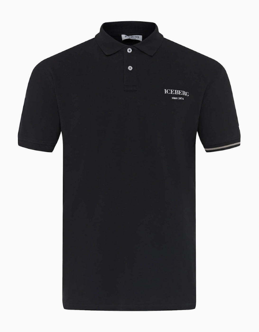 Iceberg Men's Black Ice Polo Shirt  36 S