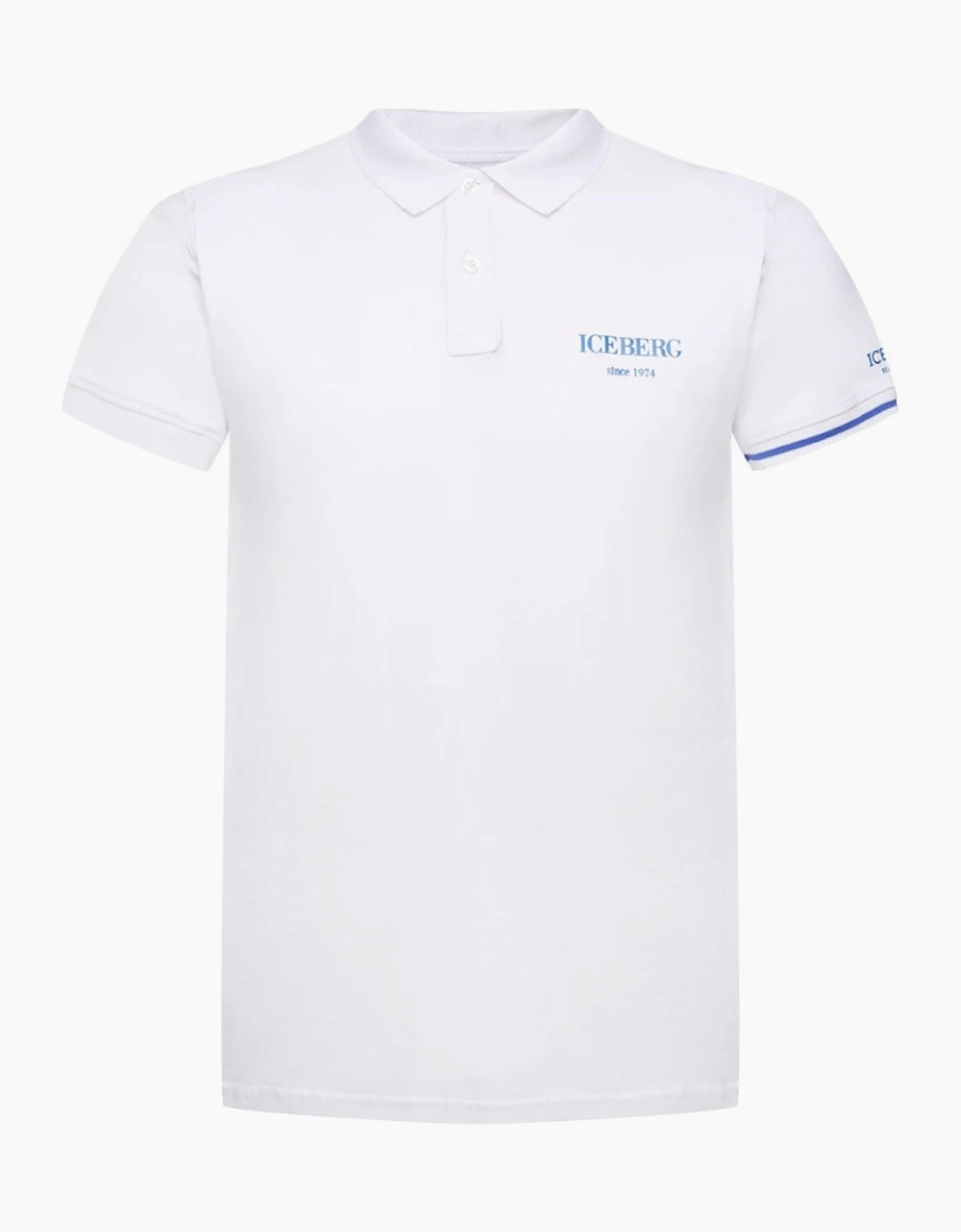 Iceberg Men's White Ice Polo Shirt  44 Xxl