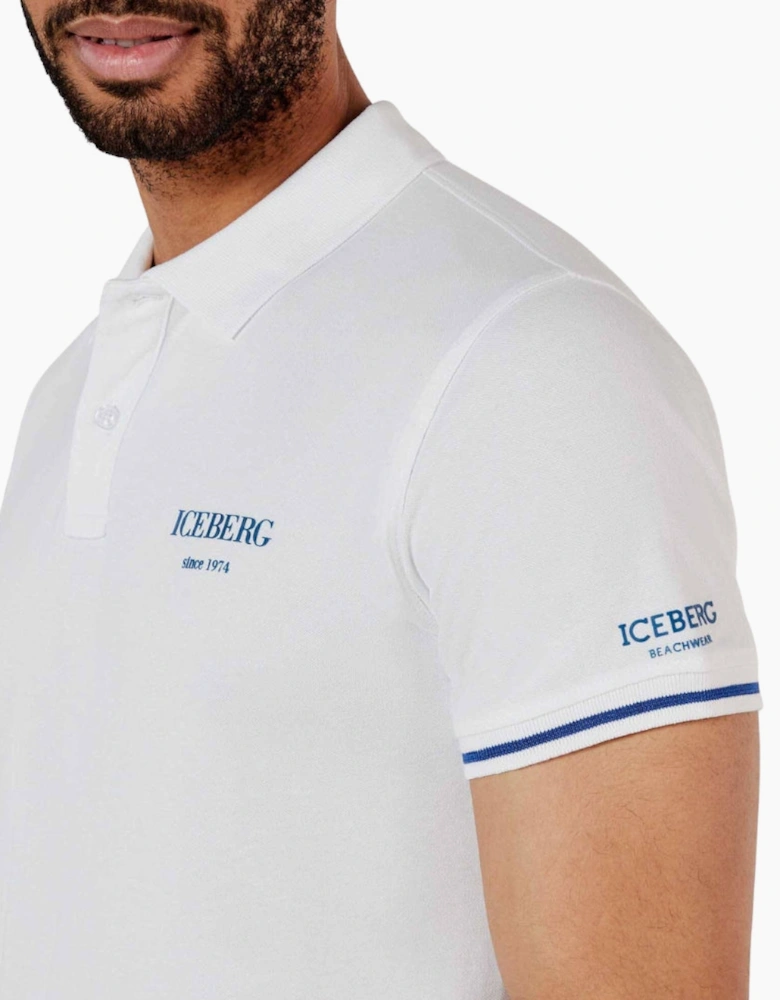Ice White Polo Shirt
