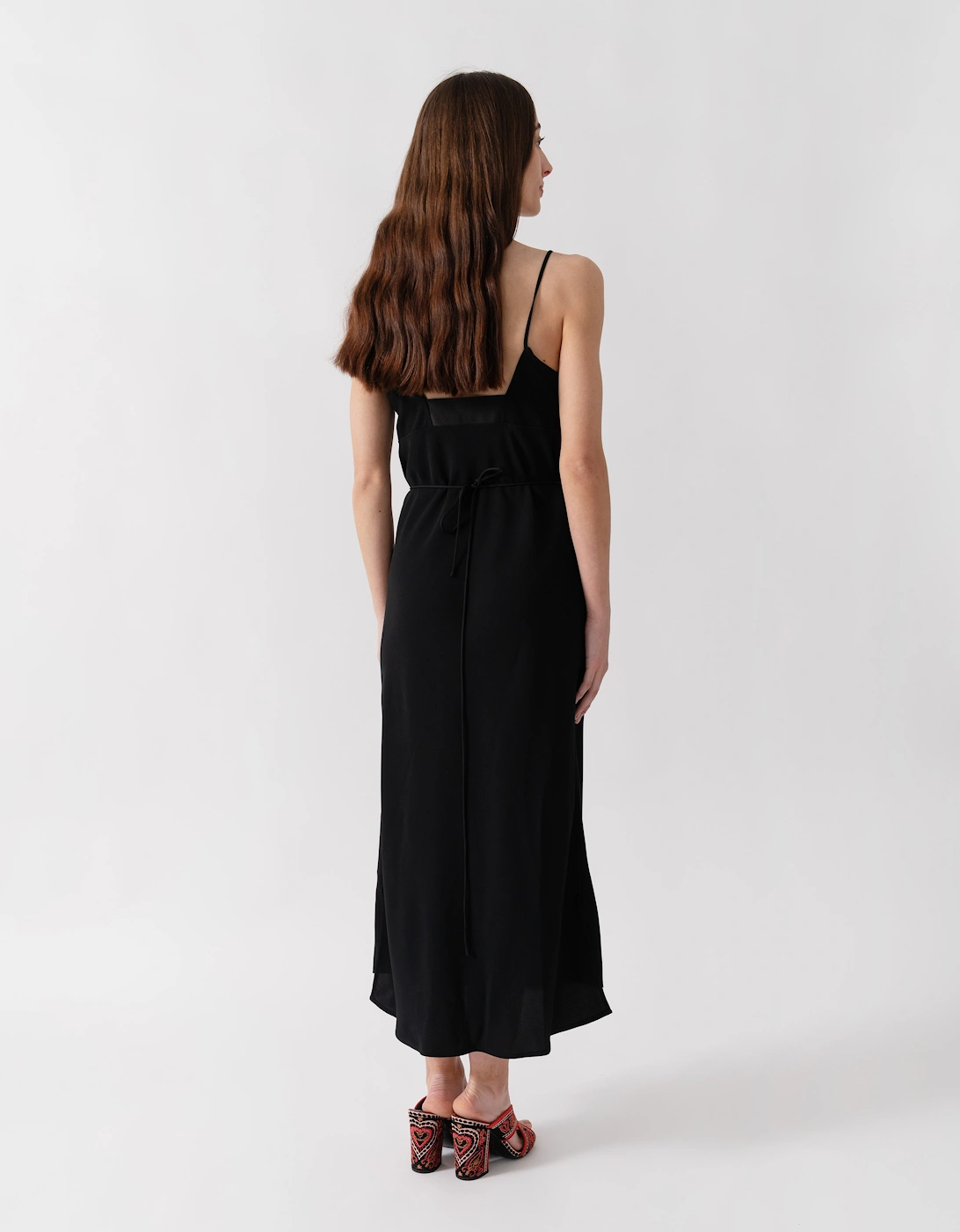 Smooth Twill Cami NS Womens Dress - Perfect Black