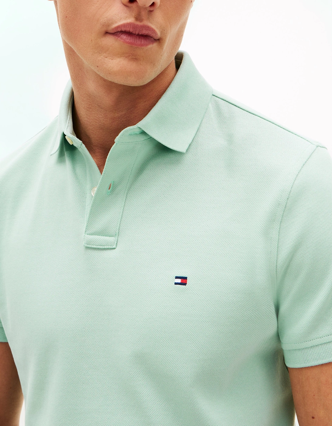1985 Regular Fit Mens Polo - Crushed Mint
