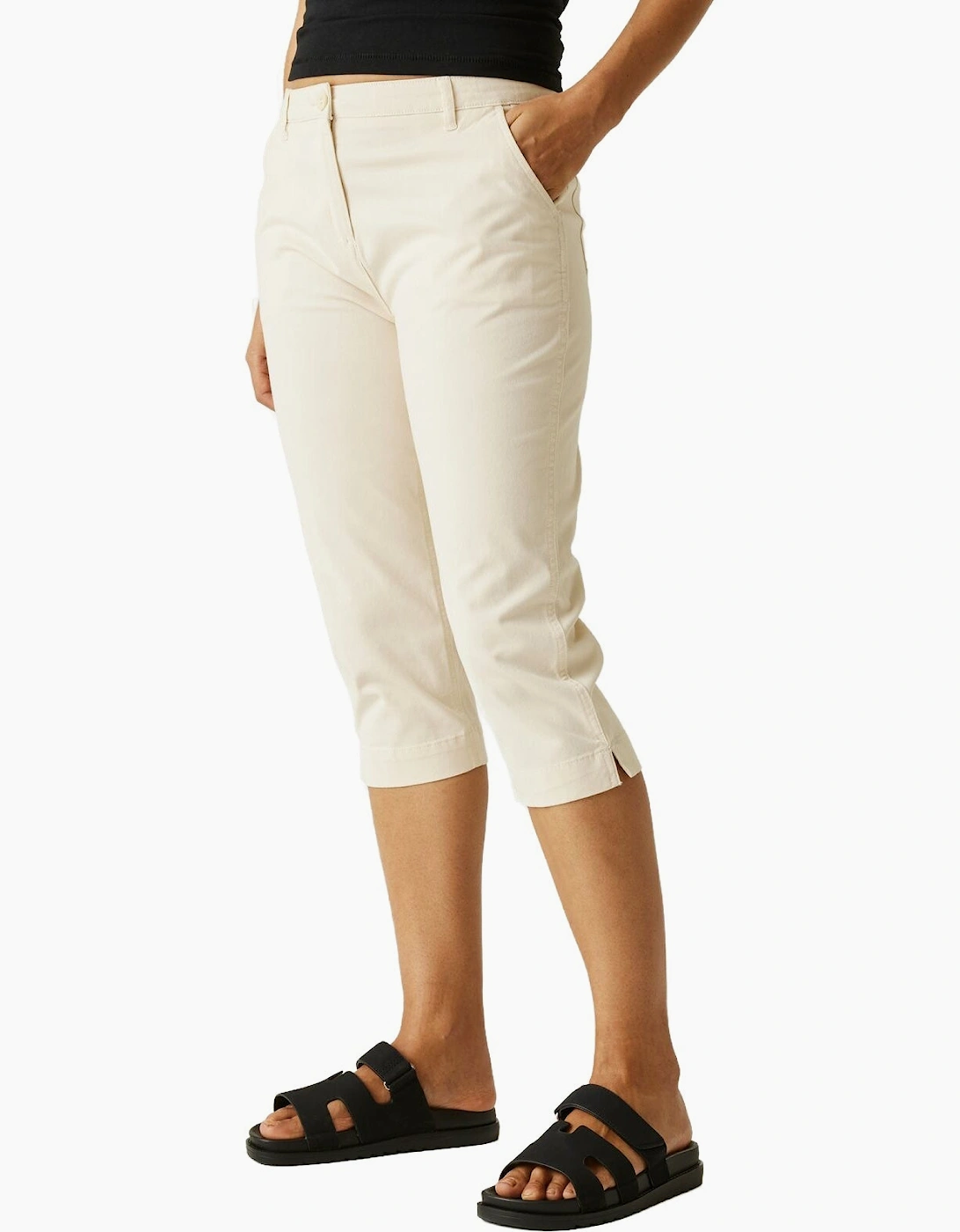 Womens Bayletta Capri Chinos, 2 of 1
