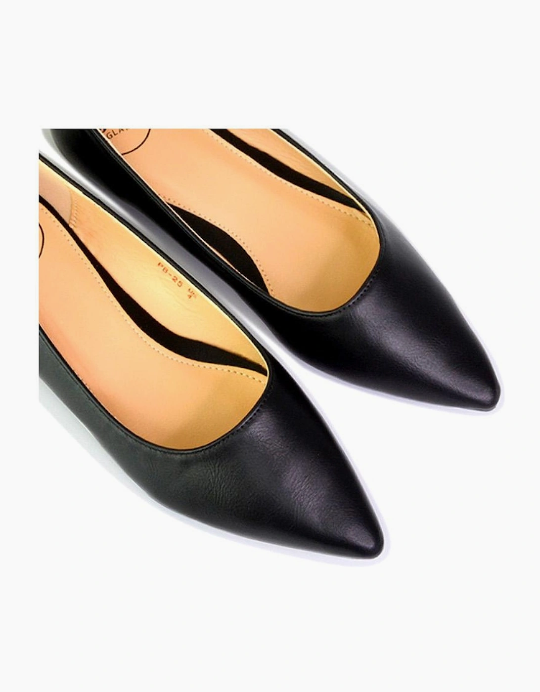 Womens/Ladies Bubbles Pointed Flat Ballerina Flats