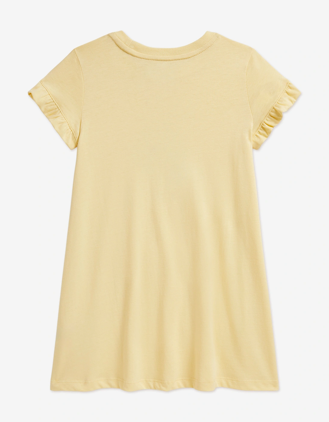 Girls Polo Bear Jersey Dress in Yellow