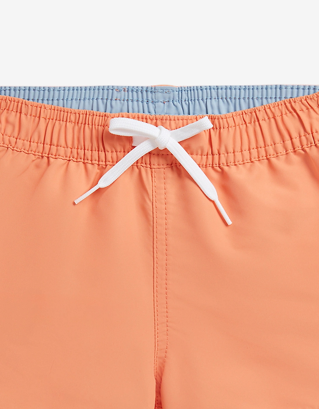 Baby Boys Logo Swim Shorts in Orange