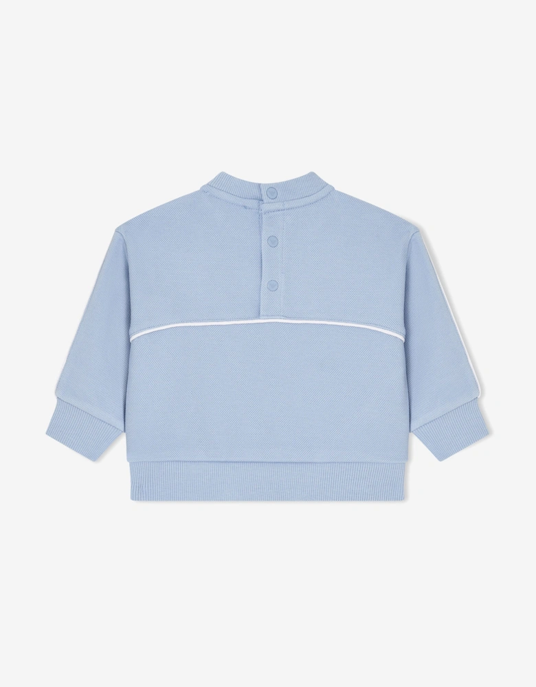 Baby Boys Eagle Logo Sweatshirt in Blue