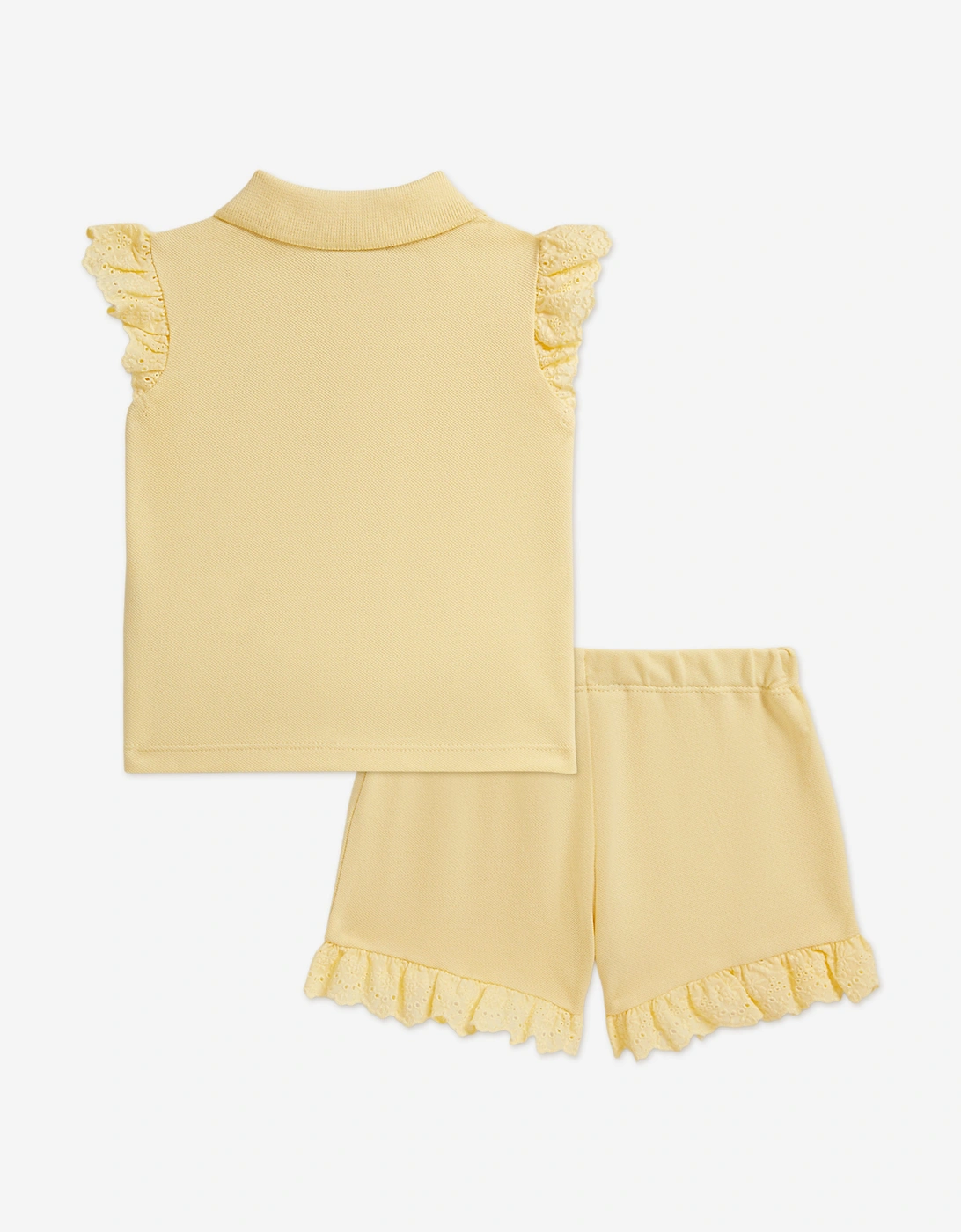 Baby Girls Logo Short Set in Yellow