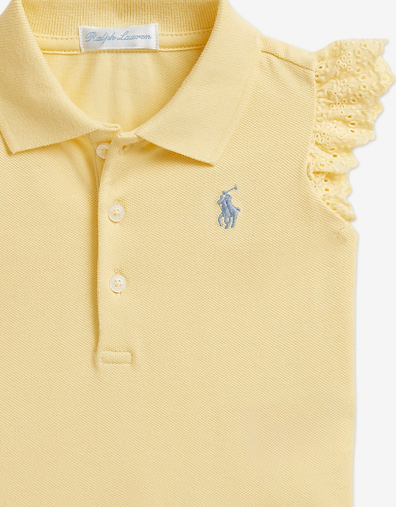 Baby Girls Logo Short Set in Yellow