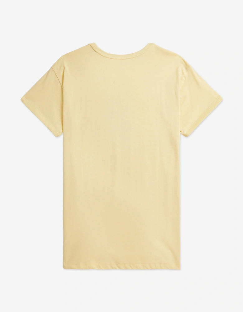 Girls Polo Bear Jersey Dress in Yellow