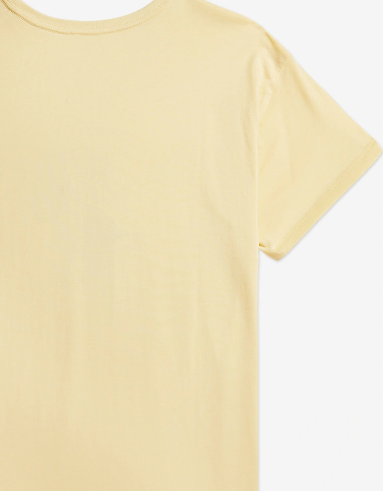 Girls Polo Bear Jersey Dress in Yellow