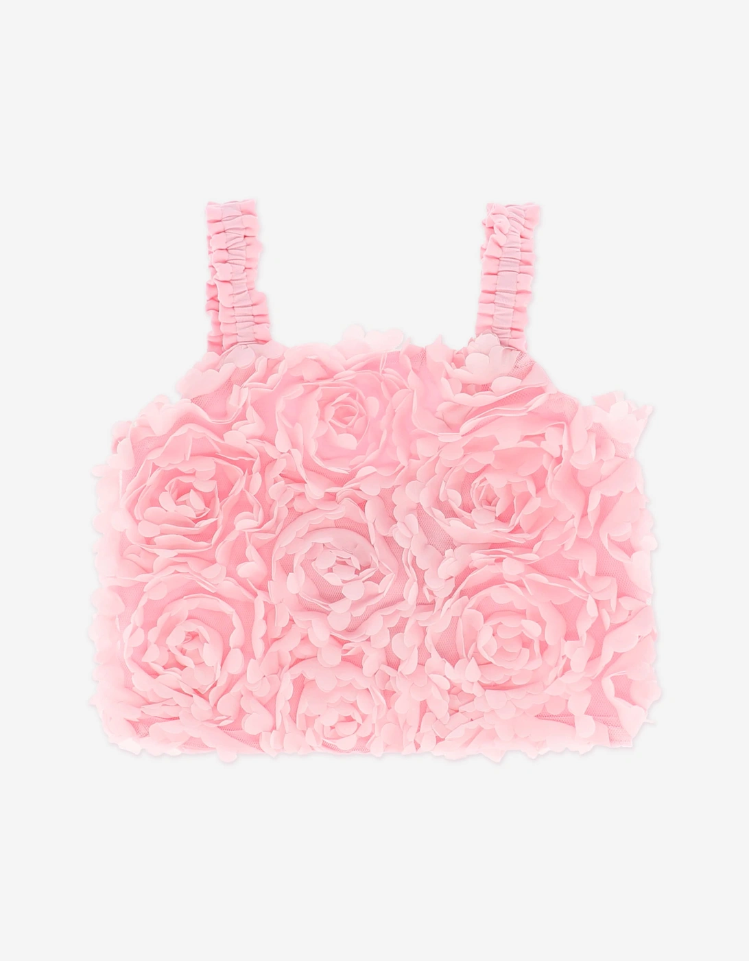 Angels Face Girls Blossom 3D Roses Skirt Set in Pink