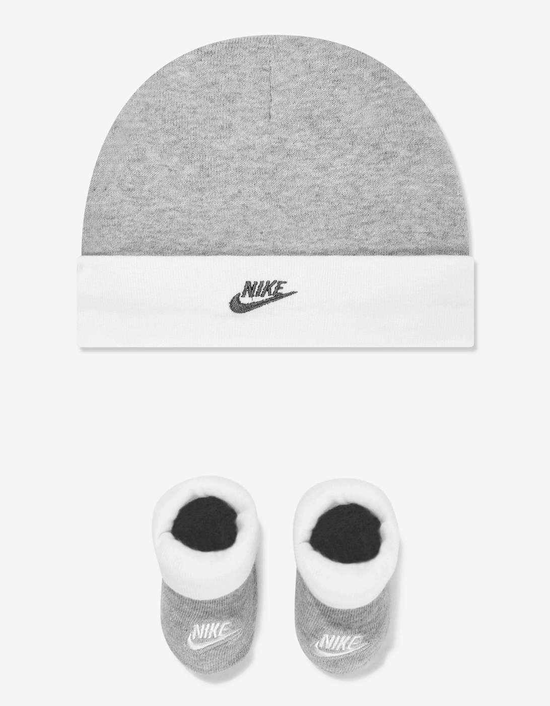 Baby Boys Futura Hat and Bootie Set in Grey, 5 of 4