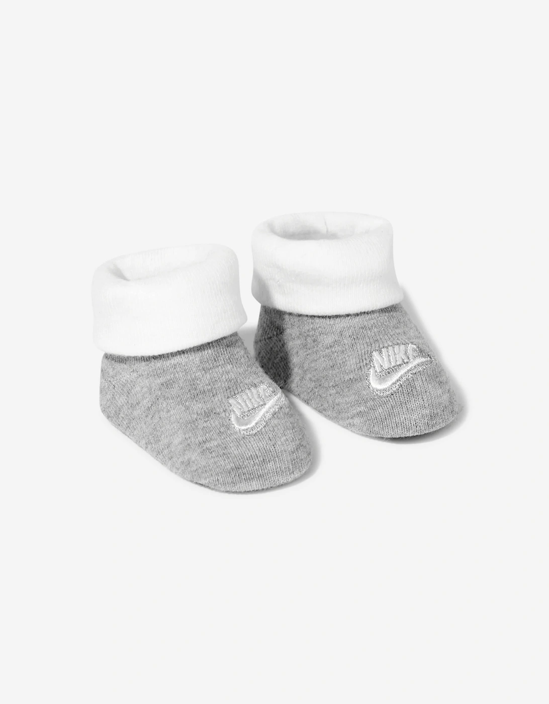 Baby Boys Futura Hat and Bootie Set in Grey