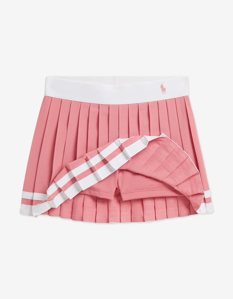 Girls Pleated Skort in Pink
