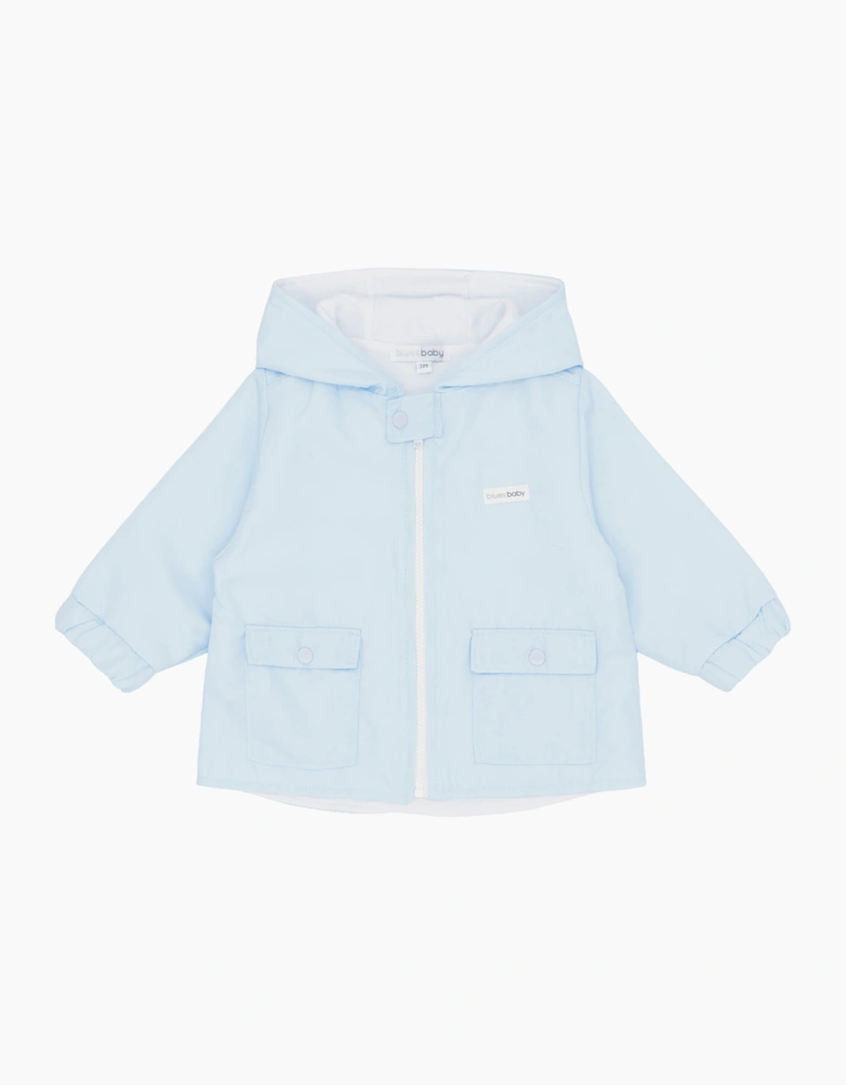 Boys Pale Blue Soft Cotton Summer Jacket