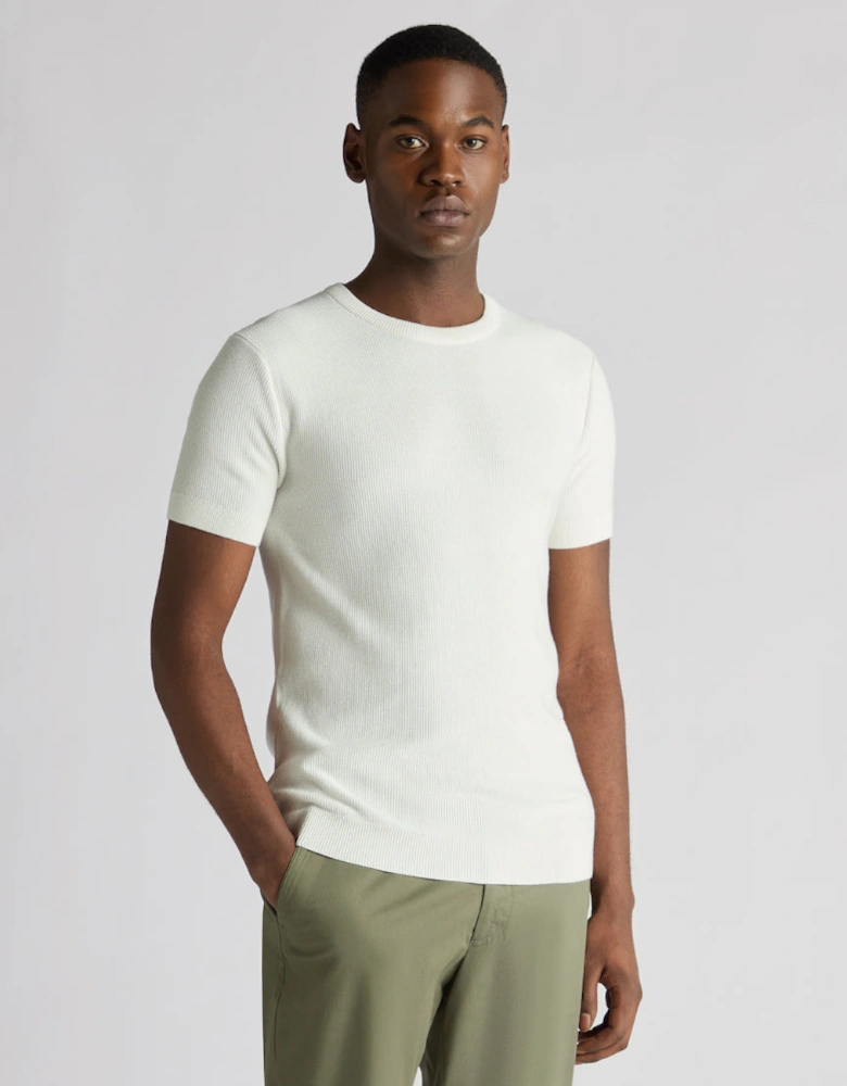 Knitted T-Shirt 01 White