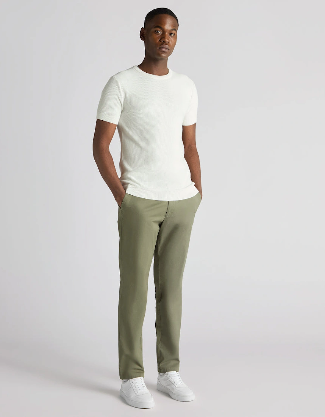 Knitted T-Shirt 01 White