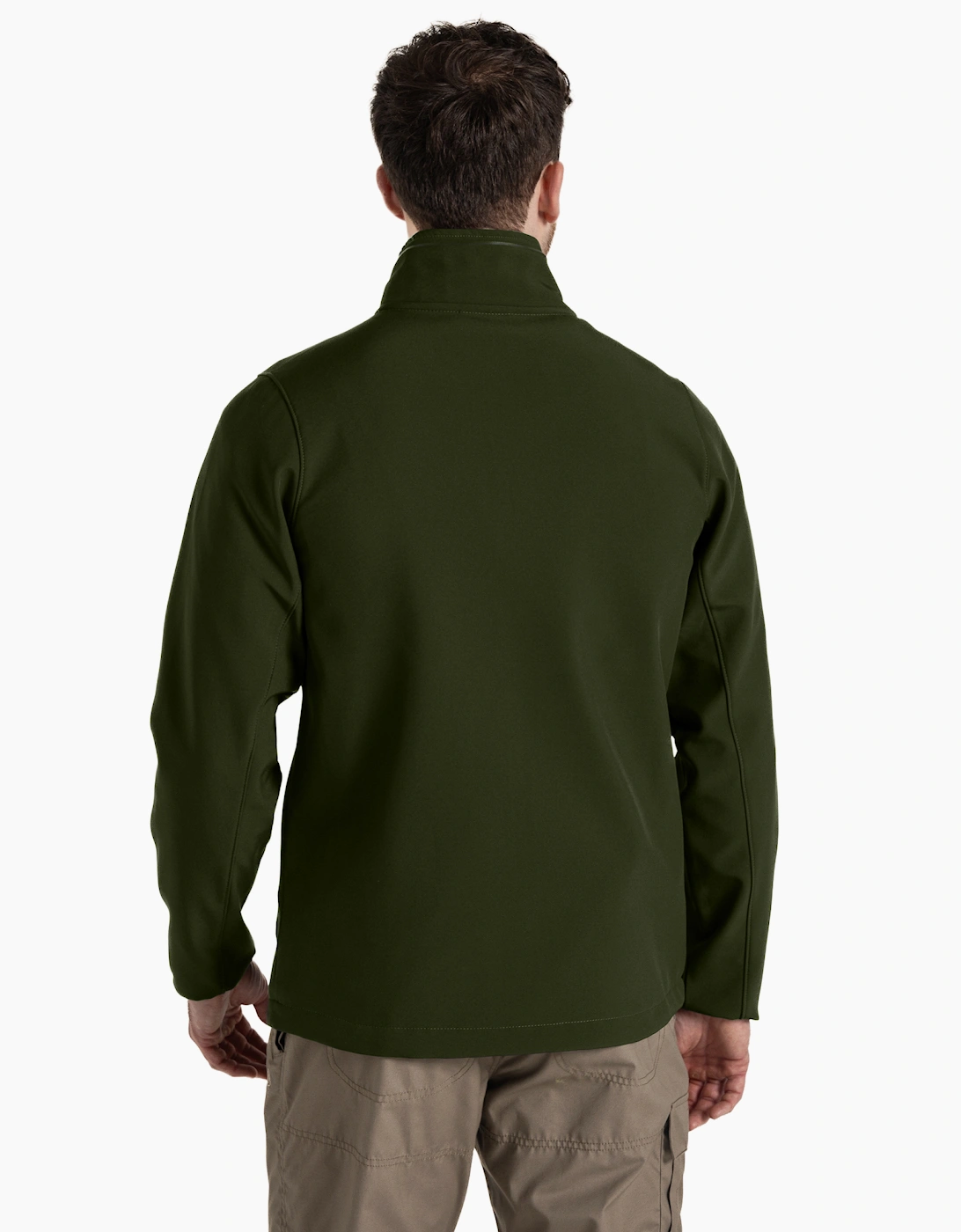 Craghoppers Men's Dark Expert Basecamp Soft Shell Jacket - Cedar - Xxl - Cedar - 94% Polyester/6% Elastane - Image 3