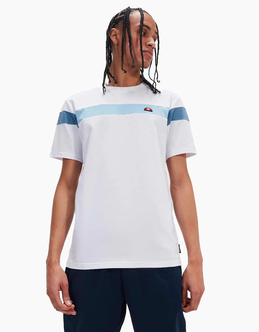 Caserio T-Shirt Blue/White/Light Blue