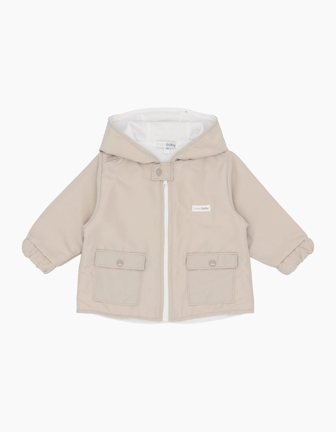 Boys Beige Soft Cotton Summer Jacket, 2 of 1