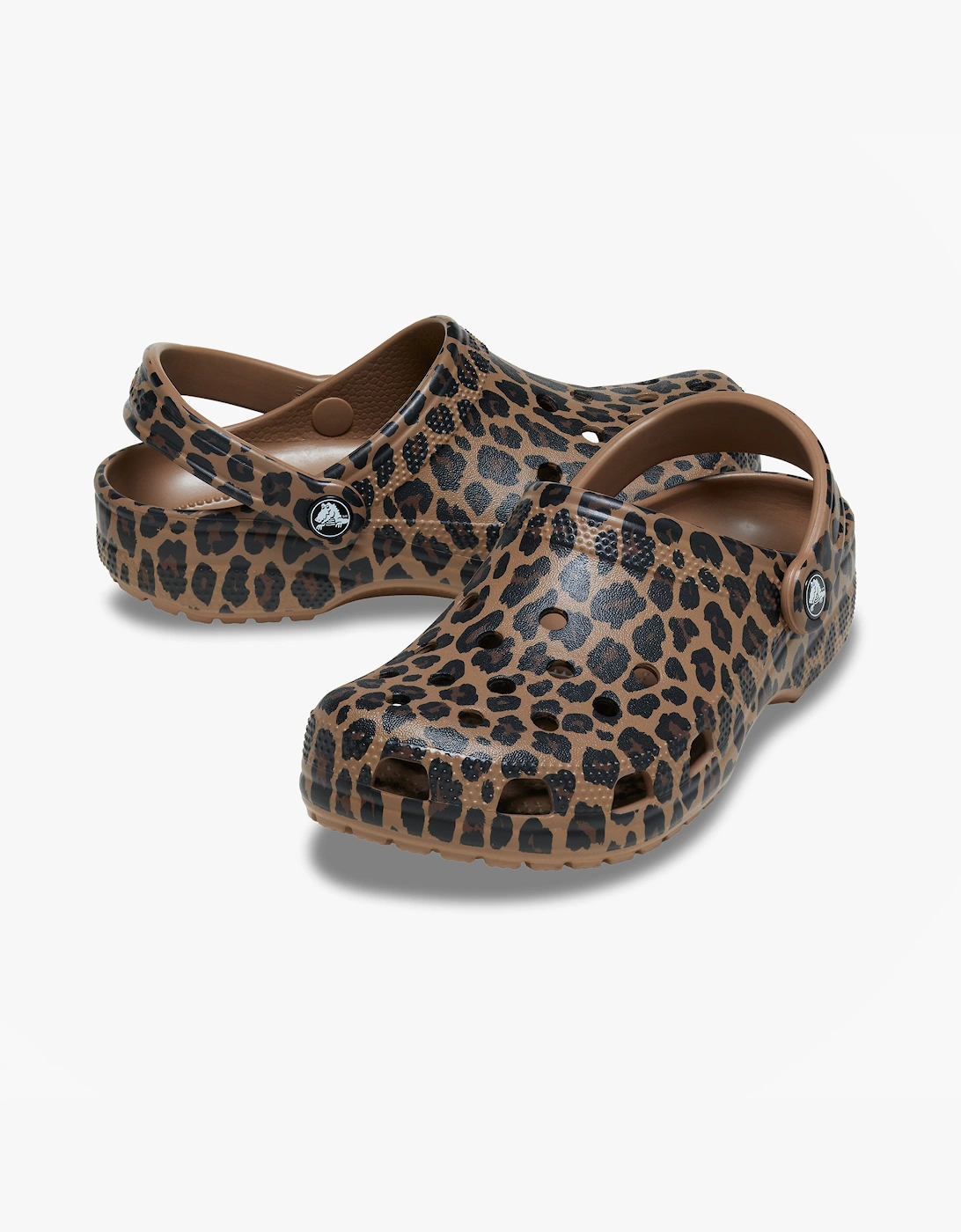 CLASSIC ANIMAL Unisex Adults Clogs Sepia/Leopard