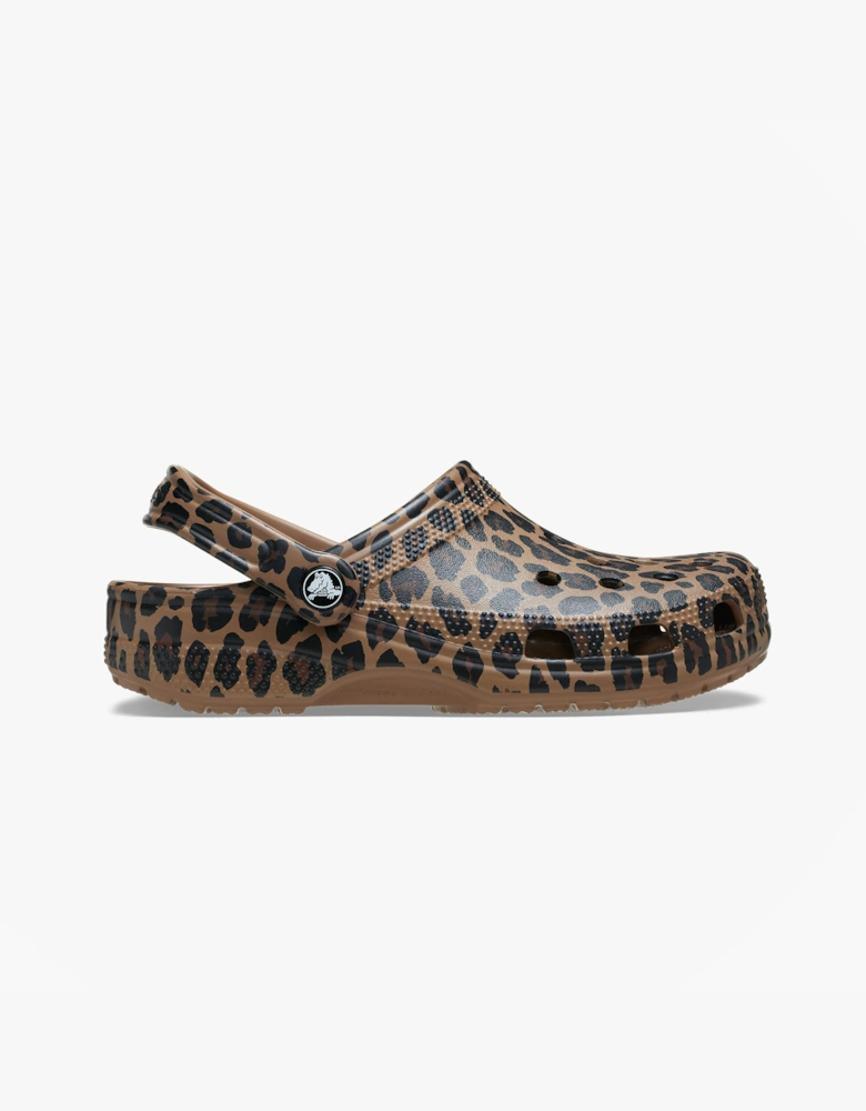 CLASSIC ANIMAL Unisex Adults Clogs Sepia/Leopard