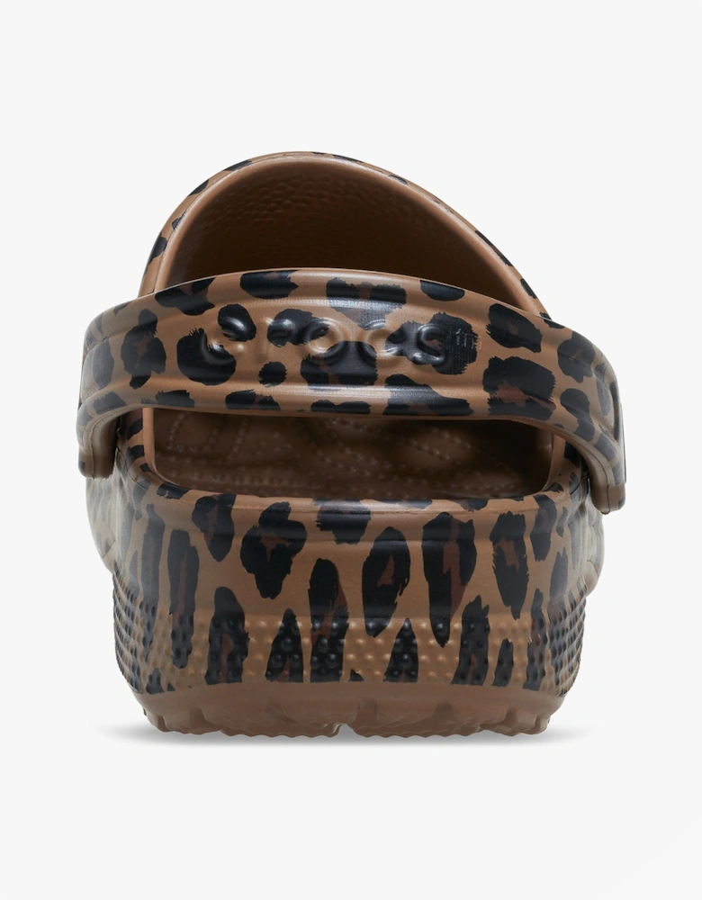CLASSIC ANIMAL Unisex Adults Clogs Sepia/Leopard