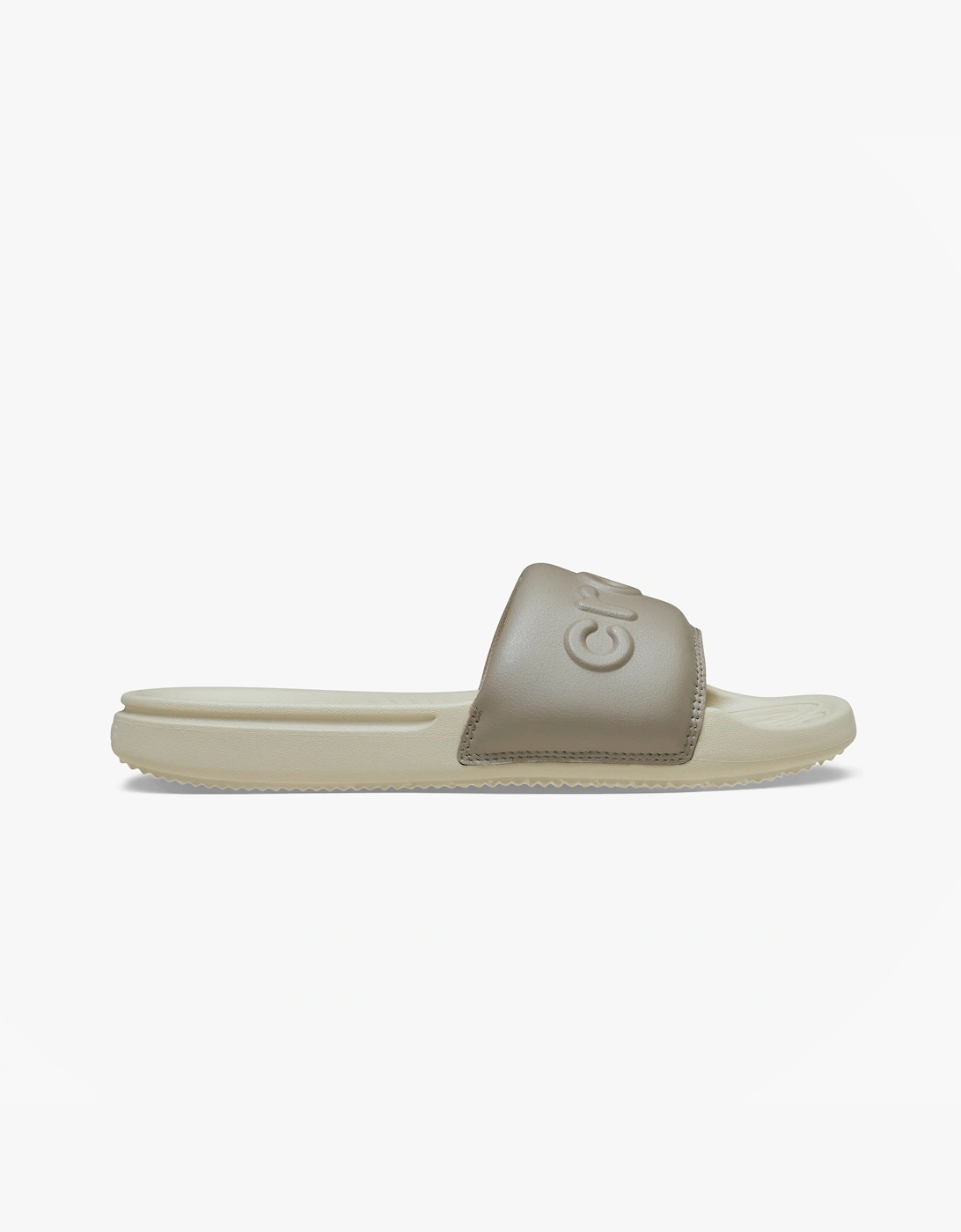 Crocs Women's Cream All Day Sliders Bone/Taupe - Size: 3