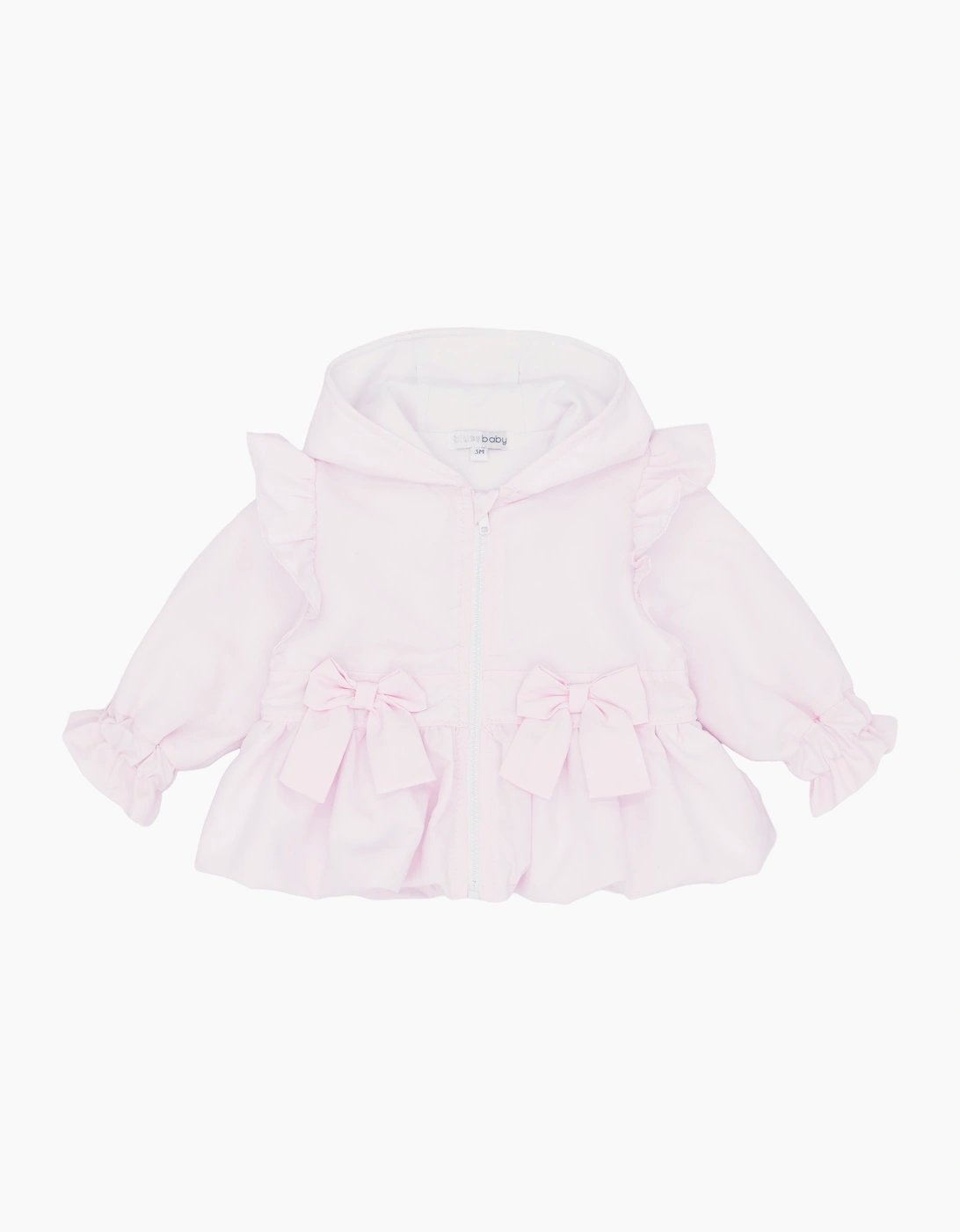 Girls Pale Pink Soft Cotton Summer Jacket, 3 of 2