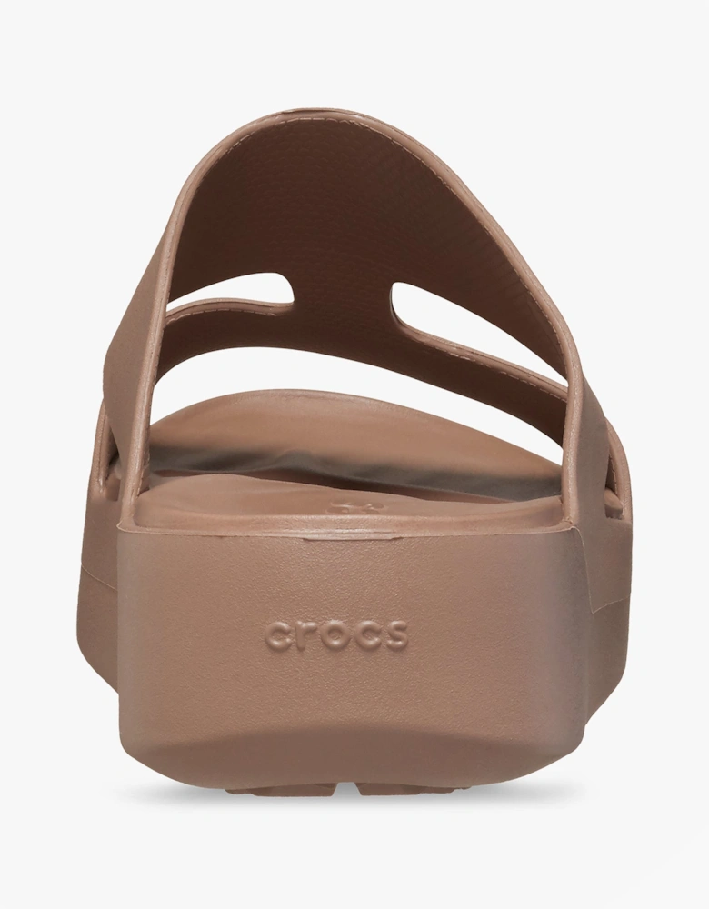 GETAWAY PLATFORM Womens Sliders Latte