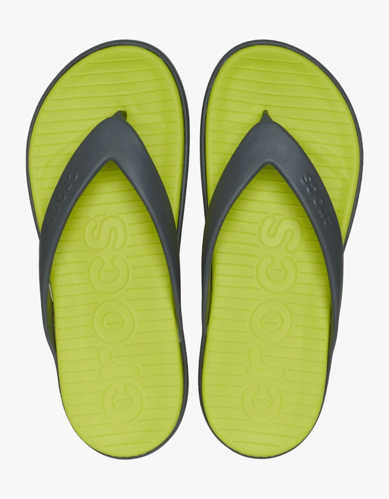 COAST FLIP Mens Flip-flops Slate Grey/Citrus