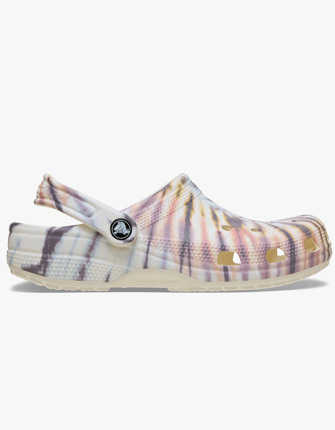 CLASSIC TIE DYE Unisex Adults Clogs Chalk/Multi, 7 of 6